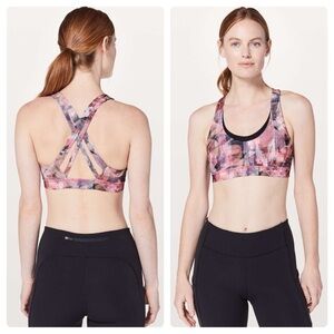 Lululemon Stash N’ Run Bra
Sun Dazed Multi Pink / Super Dark